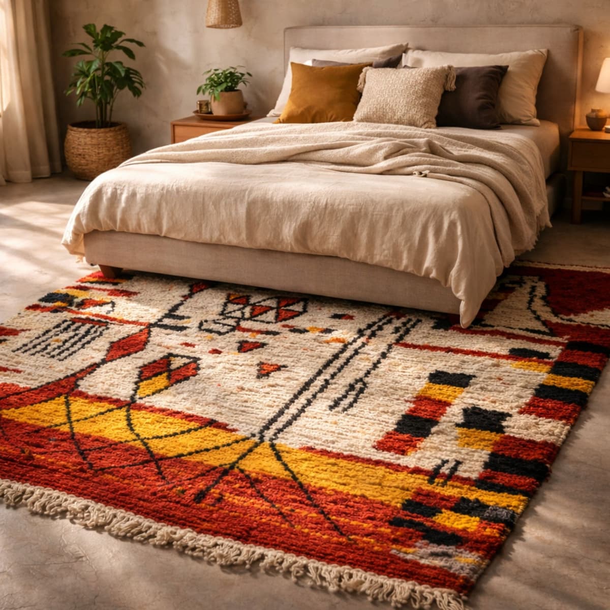 Moroccan Berber Rug — Heritage Tribal Rug — Amazigh In... - Detail view 2