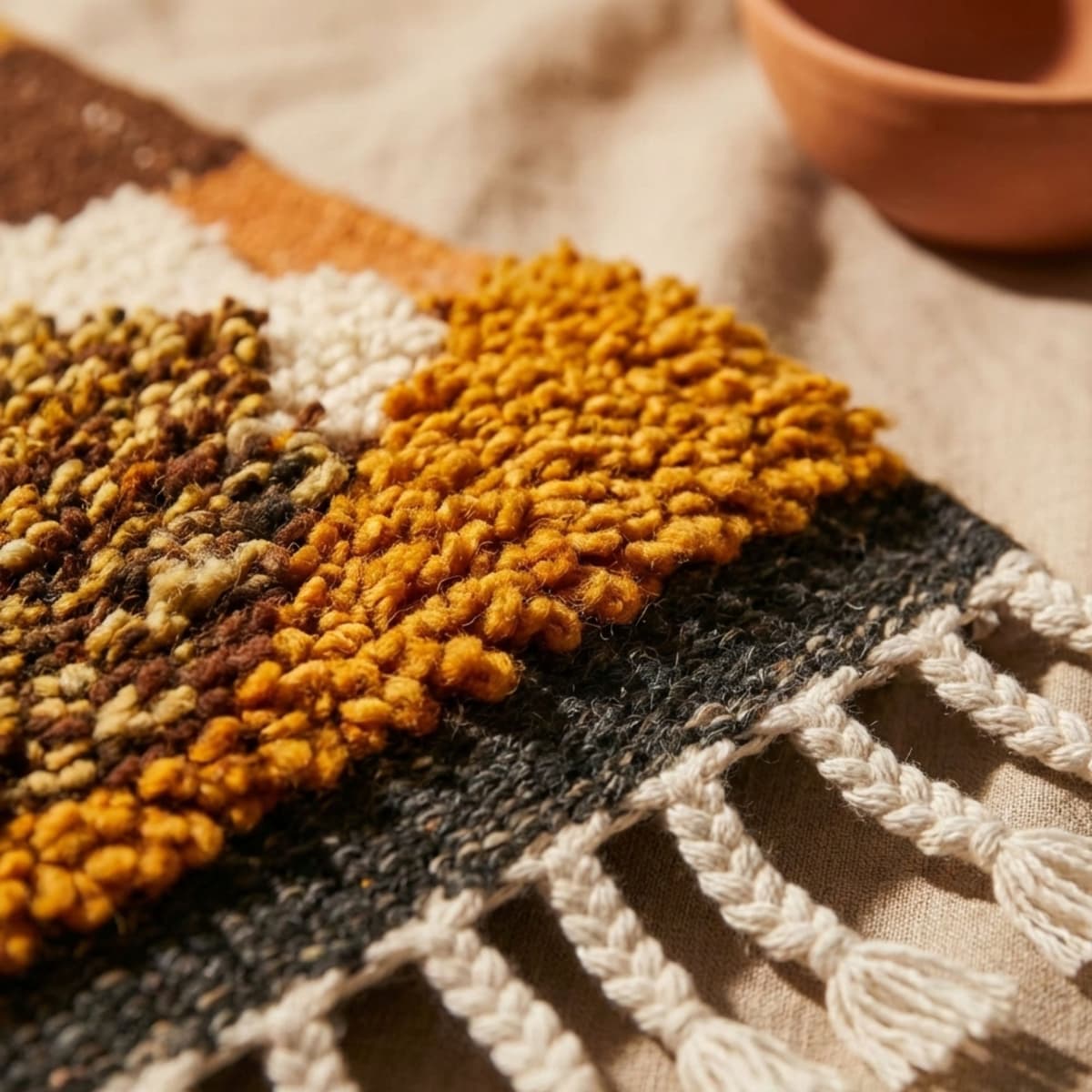 Moroccan Area Rug — Modern Tribal - Detail view 2