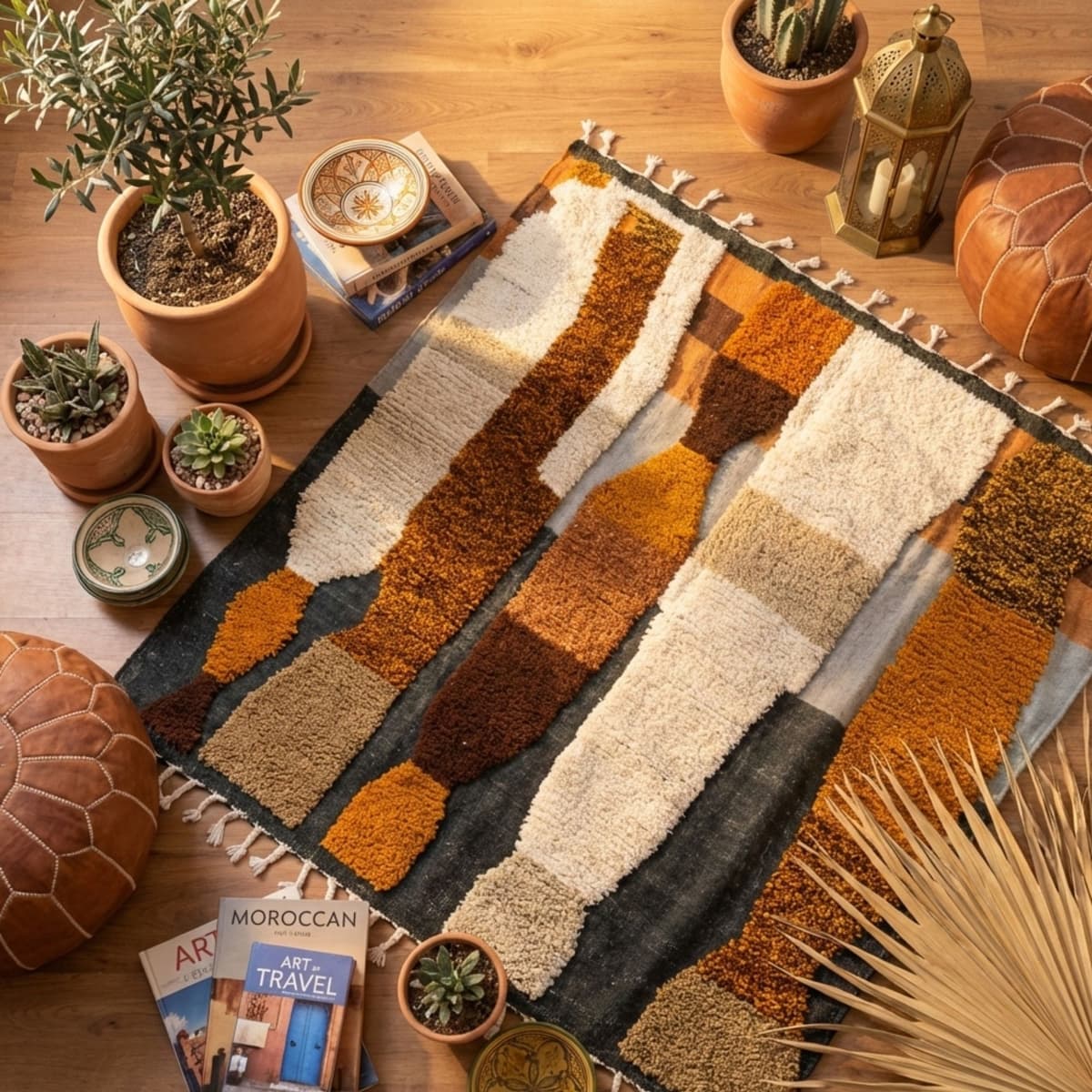 Moroccan Area Rug — Modern Tribal - Video thumbnail