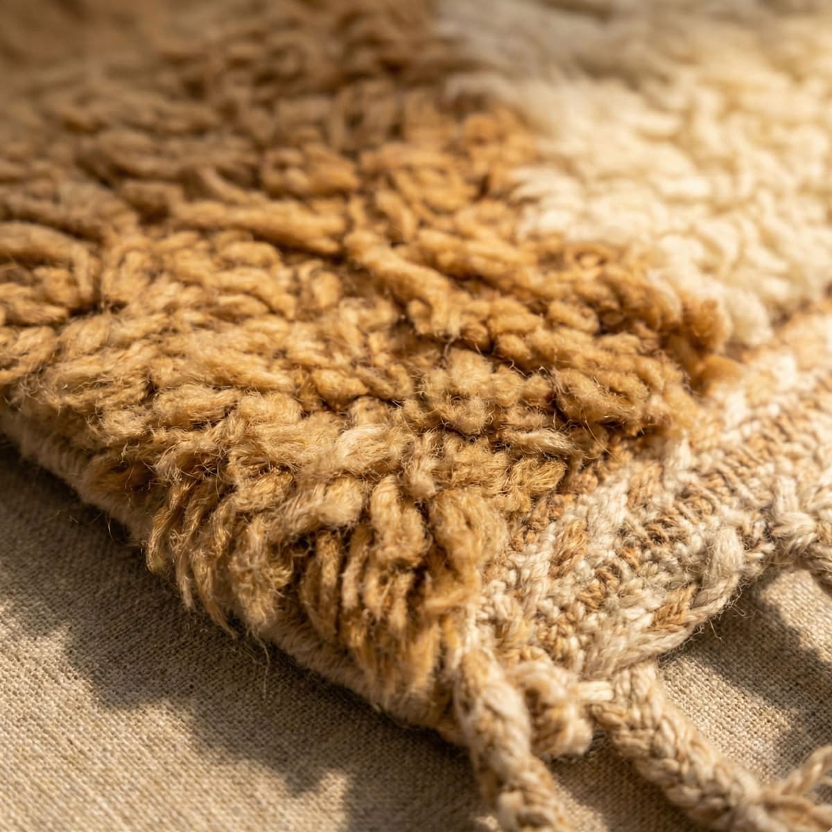 Moroccan Area Rug — Modern Berber Style - Detail view 3