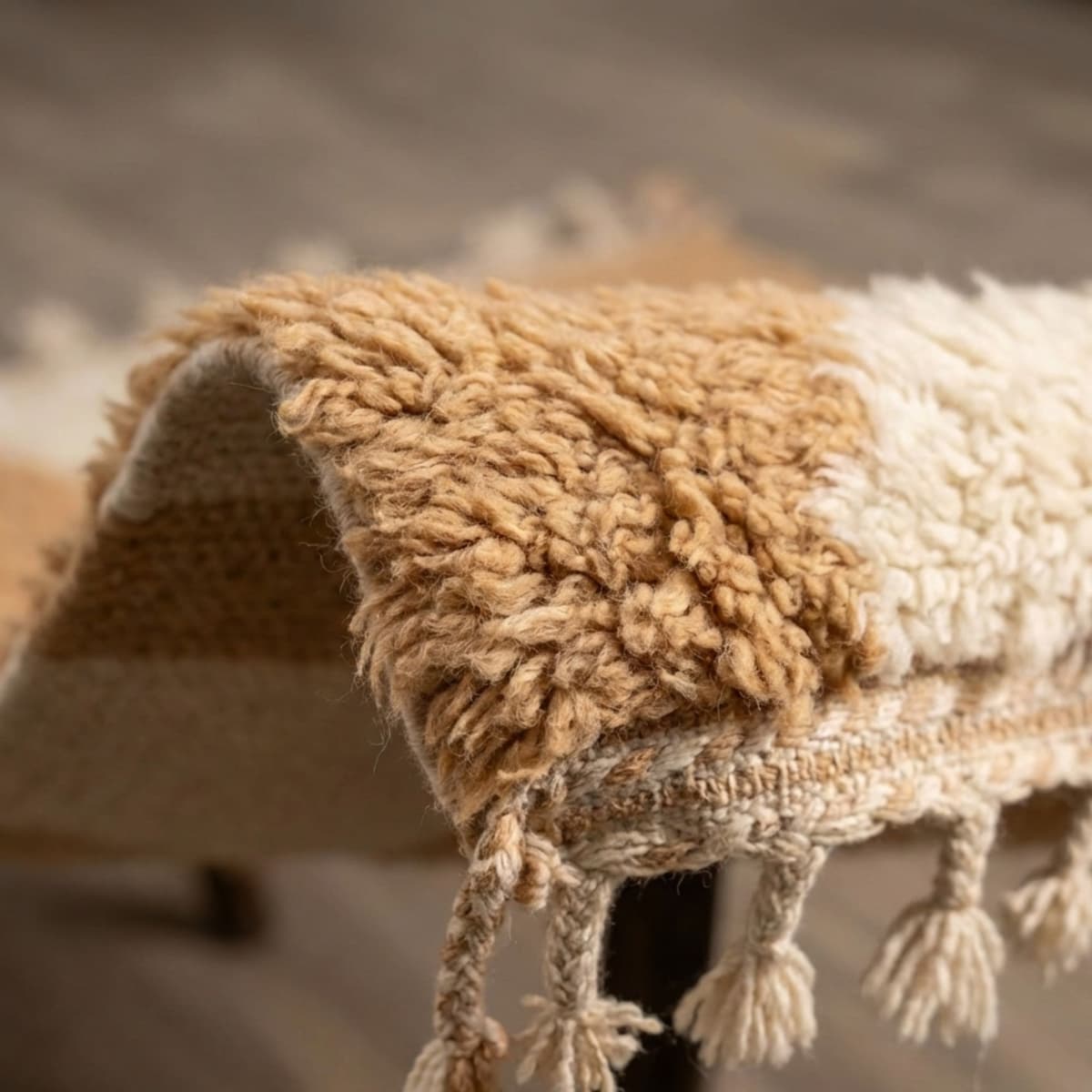 Moroccan Area Rug — Modern Berber Style - Detail view 3