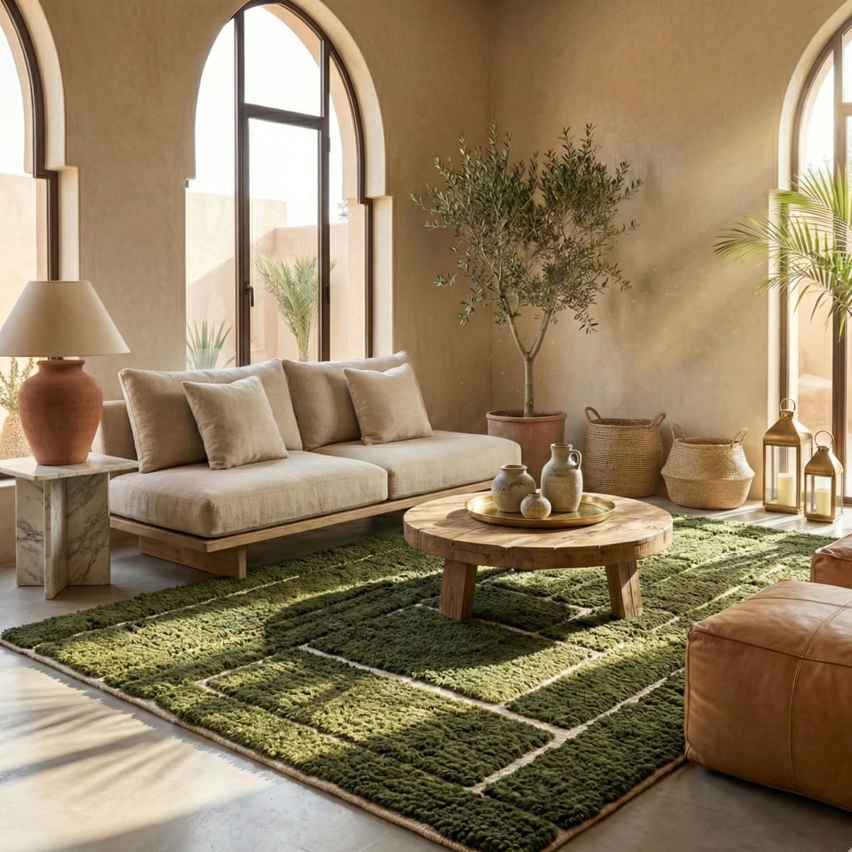 Large Wool Carpet — Berber Style - Video thumbnail