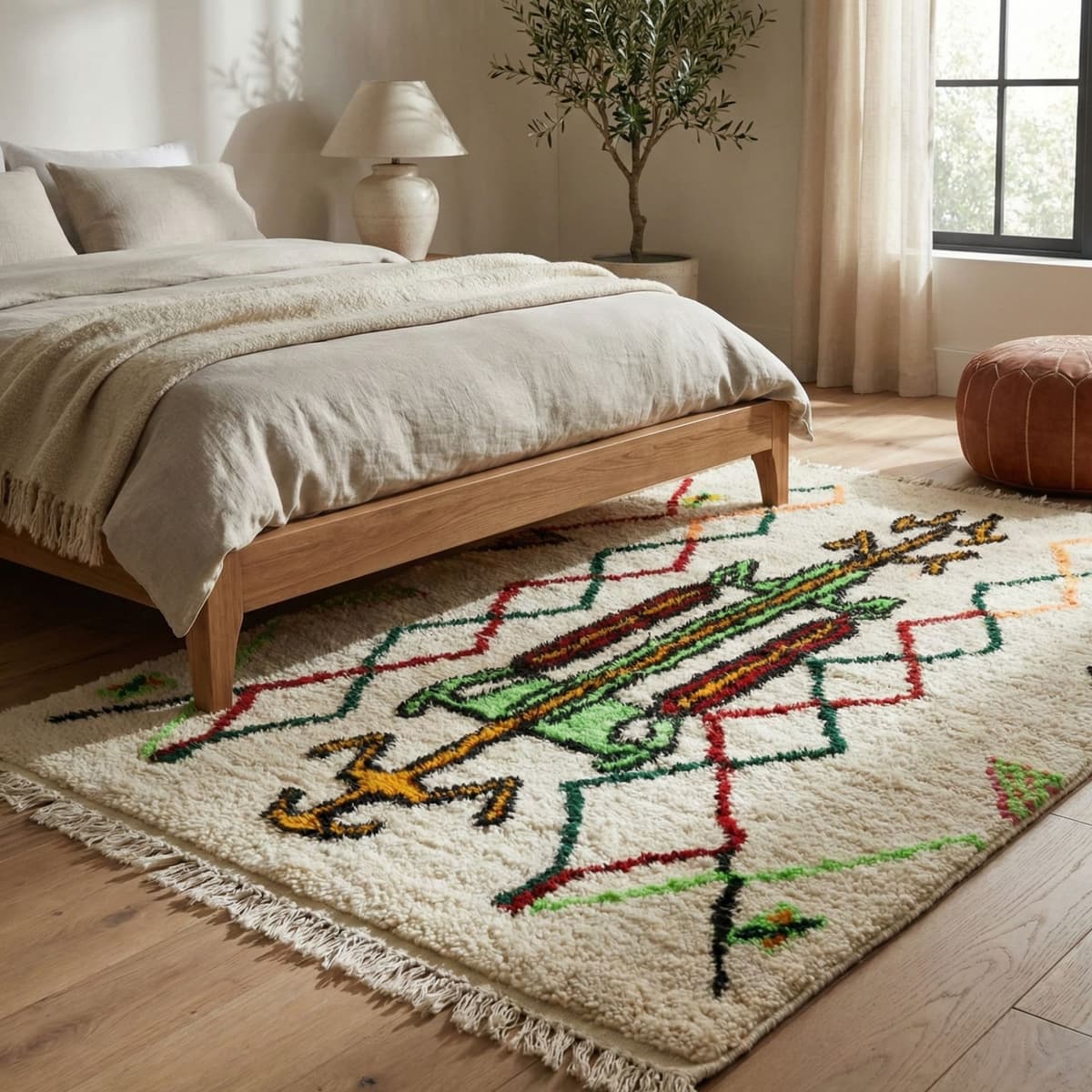 Custom Azilal Rug — Tribal Minimalist Style
